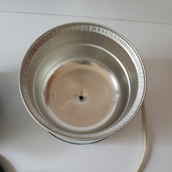 Vintage Sunbeam Mini Slow Cooker w Rare Grape Vine Ivy Design Model SC100 Small - Picture 8 of 14